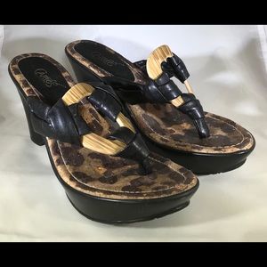 Carlos Santana sandals.